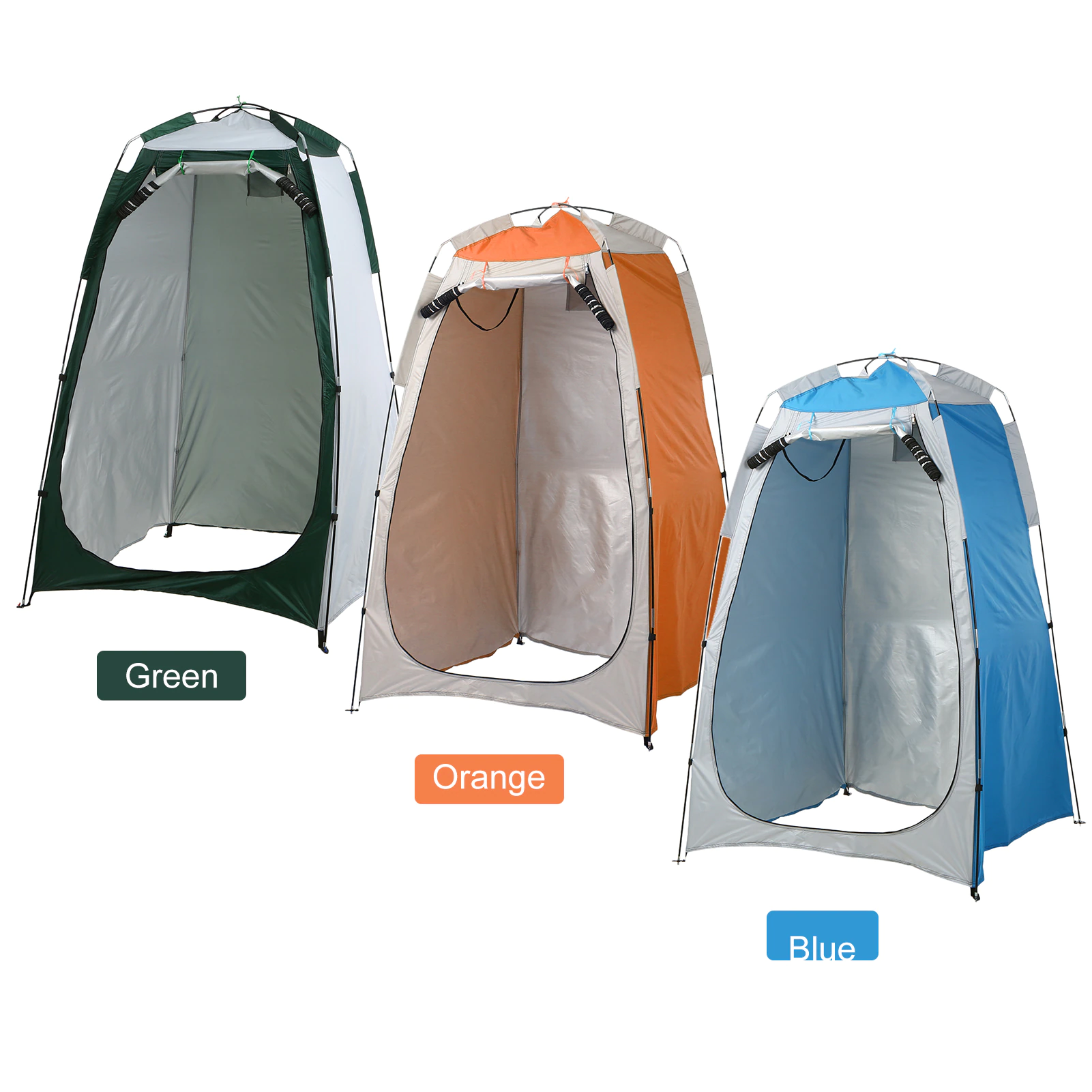 Cheap Goat Tents Portable Outdoor Shower Tent Camping Beach Shower Toilet Changing Tent Privacy Shelter Tent Fitting Room Shelter with Window Tents 